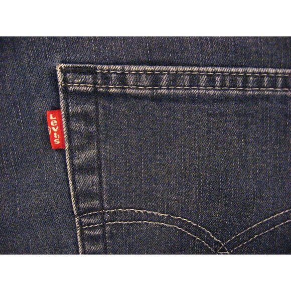 LEVIS Zipper-fly 513 CUTOFF JEAN SHORTS Cut Off W 32 Daisy Duke HIGH WAISTED - Picture 7 of 8